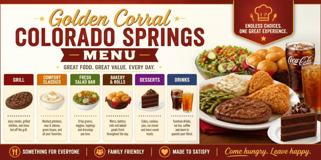Golden Corral Colorado Springs Menu with Prices 2026 1 Golden Corral Colorado Springs Menu with Prices 2026